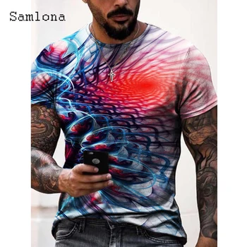 Seksualus Vyrai drabužių Spilced Mados 3D Print T-shirt 2022 m. Vasarą Naująjį Pagrindinį Viršūnes Atsitiktinis Puloveriai Vyrų Tees Marškinėliai, Plius dydis S-3XL