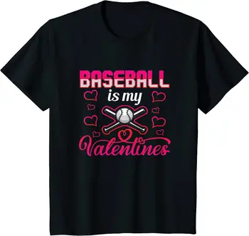 Valentino Dieną Beisbolo Dovana Vyrams Moterims Vaikams, T-Shirt
