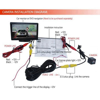 Automobilio Galinio vaizdo Kamera 4LED CCD Naktinio Matymo Atbulinės eigos Kamera Skirta Fiat Uno 327Uno Būdas 2010 m. 2011 m. 2012 m. 2013 m 2014-2019 4