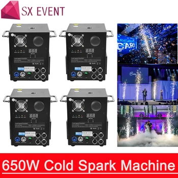 650W Patalpų šalto fejerverkų mašina dmx šaltas kibirkštis fontanas fejerverkų mašina nuotolinio vestuvių etapo poveikį sparkler 0