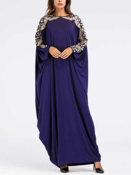 Naujas Maroko Dubajus Kaftans Farasha Abaja Suknelė Labai Išgalvotas Ilga Suknelė MS 2113
