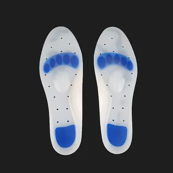 Vyrų, Moterų Silikono Gelio Vidpadis Arka Parama Ortopedijos Trinkelėmis Flatfoot Batų Padų Fascitas Vidpadžiai 0