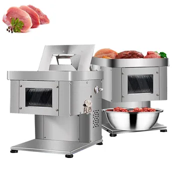 Kiekis-150 kg/H Komercinių Elektros Mėsos Slicer Mėsmalės Daržovių Cutter Kapoti Mašina 1100W Automatinė Smulkintuvas, Maisto Procesorius