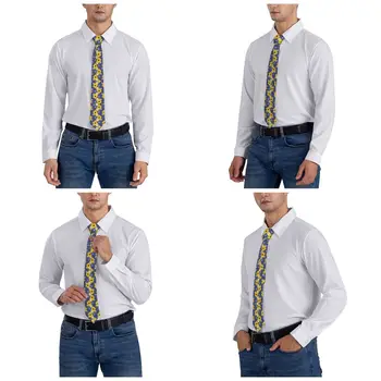 Saulėgrąžų Modelis Vyrų Necktie Liesas Poliesterio, 8 cm Klasikinis Kaklo Ryšius Shirt Mens Priedai Cravat Šalis 4