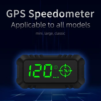 Automobilių HUD GPS Ekranas Skaitmeninis Spidometras Automobilių Head-Up Display Per didelio Greičio Signalą Universalus Visiems Automobiliams 4