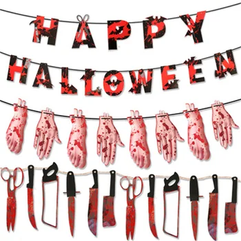 50Set Helovinas Kraujo Peiliai nukirto Ranką, Kojas, Popierius, Reklama Horro Dvasios Hallowen 