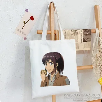Shingeki No Kyojin Japonijos Anime Drobės Kortelės Monetos Rankinėje Moteris Mielas Galutinis Sezono Ataka Titan Paprasta Moneta Mini Užtrauktukas Krepšys