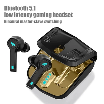 Naujas Bluetooth Ausines M01 Belaidės Ausinės LED TWS su Mikrofonu Ausinės, Triukšmo slopinimo Ausines Ausinių 0