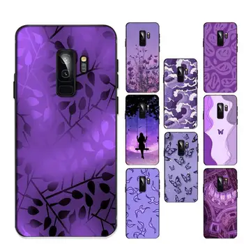infinity Purple Telefono dėklas Samsung S20 lite S21 S10 S9 plus Redmi Note8 9pro už 