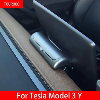 Už Tesla Model 3 Y Automobilių Optikos Reikmenys Automobilio Salono Modifikacija Akinius Saugojimo Dėžutė Laikiną Automobilių Statymo Kortele 0
