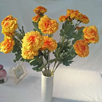 2vnt/daug modeliavimas europos daisy filialas netikrą augalai, dirbtinės gėlės, namų dekoravimo reikmenys daisy netikrą gėlių sienos 1