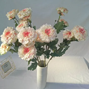 2vnt/daug modeliavimas europos daisy filialas netikrą augalai, dirbtinės gėlės, namų dekoravimo reikmenys daisy netikrą gėlių sienos 2