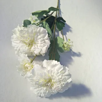 2vnt/daug modeliavimas europos daisy filialas netikrą augalai, dirbtinės gėlės, namų dekoravimo reikmenys daisy netikrą gėlių sienos 5