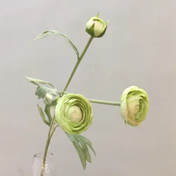 MBF 3 Galvutės, Dirbtinio Šilko Ranunculus Gėlių Vestuves Namų Puošybai Namų Realus Modeliavimas Gėlių