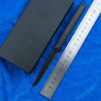 LEMIFSHE Pen sulankstomas peilis M390 plieno, Anglies pluošto rankena, lauko kempingas medžioklės kišenėje virtuvės vaisių praktinių EDC įrankis