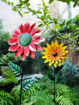 Namų Dekoro Sodo Puošmena Lauko Dirbtinis Saulėgrąžų Modeliavimas Gėlių Ornamentu Kūrybos Šiaurės Kraštovaizdžio Botanika Apdaila 0