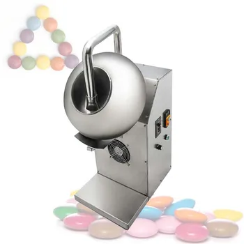 Elektros Žemės Riešutų Cukraus Dengimas Mašina Nerūdijančio Plieno Šokolado Coater Apvalinimo Tabletės Plėvelėje Poliravimo Mašina