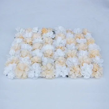 40x60CM Baltos spalvos Šilko Dahlia Gėlių Sienos Dirbtinių Gėlių, Vestuvių Papuošimas, Gėlių Sienos Romantiška Vestuvių Namų Dekoro Fonas