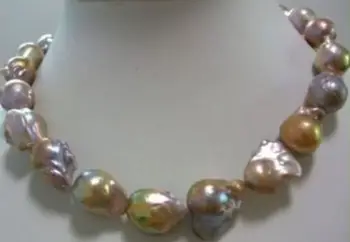 2016 didžiulis Spalvų AAA 15-24mm pietų jūros baroko perlas karoliai 18 COLIŲ