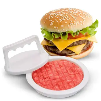 Virtuvės Reikmenys Hamburger Patty Maker Apvalios Formos Maisto Kokybės Plastiko Mėsainių Mėsos Grill Jautienos Mėsainiai Paspauskite Patty Maker Pelėsių