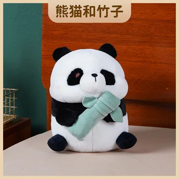 1pc 23cm Animacinių filmų Mielas Vaisių Gyvūnų Triušiai Panda Bear Valdoje Augalų Vaisių Pliušinis Žaislas Įdaryti Lėlės Vaikams, Kūdikio Gimtadienio Dovana 1