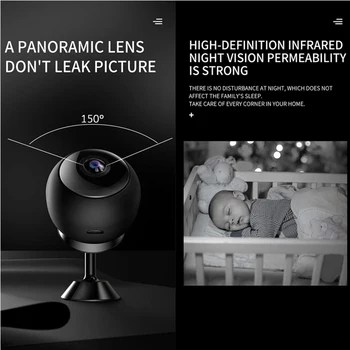 1080P Belaidės Stebėjimo Kamera, Naktinio Matymo HD Priežiūra, Apsaugos Kamera, Baterija Plataus Kampo Nuotolinio Stebėjimo 4