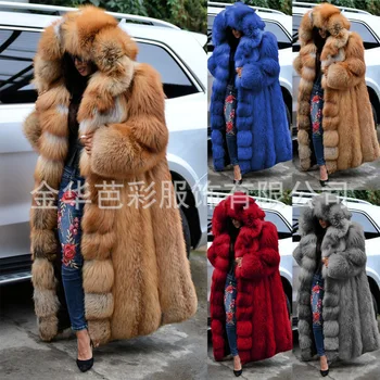 Moterų nekilnojamojo mink paltai moters audinės kailinius, kailis originali ilgi kailiniai paltai ponios žiemos drabužių negabaritinių 6xl 5xl 7xl natura kailinius 0