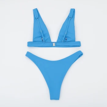 Nauja Seksuali Bikini 2021 Vientisų maudymosi kostiumėlis Moterims maudymosi Kostiumėliai, Push Up Bikinis Nustatyti Brazilijos Maudymosi Kostiumą Vasaros Paplūdimio Drabužiai Plaukimo Kostiumas XL 5