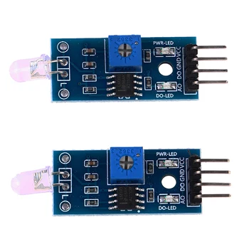 4 pin Fotodiodo Modulis Šviesos Ryškumo Nustatymo Linijiniai Jungiklis 3.3 V-5V DC, energijos tiekimo modulis 0
