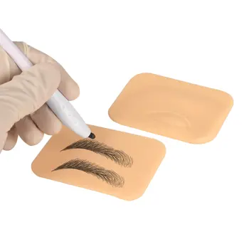 1 Pora Siuvinėjimo Praktikos aprašas Souble-sided 3D Silikono Odos Eeyebrow Tatuiruotės akių kontūro Odos Reikmenys Grožio Priemonės 0