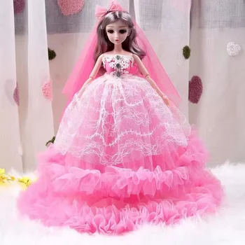Princesė Nustatyti Dirbtinė Lėlė 45CM Mergina vaikų Namuose Parduotuvė Žaislų Gimtadienio Dovana 3