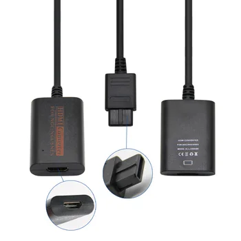 0,3 M Adapterio Kabelis, skirtas NGC/N64/SNES/SFC Ultra-aišku, HDMI suderinamus Konverteris, Žaidimų Konsolės, Video Konverteris 5