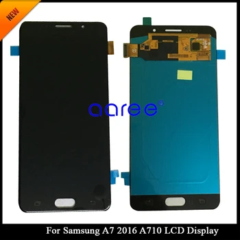 100% patikrintas Klasės AAA OLED Samsung A7100 LCD Ekranas Samsung 