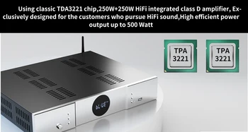Trasam V600 Dual-core TPA3221 Bluetooth Hi-Fi Klasė D Integruota Amp 2.0 Kanalo 