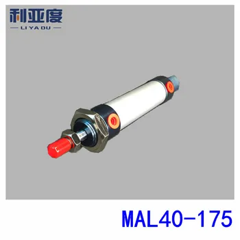 MAL40x175 Aliuminio lydinio mini cilindrų MAL40-175 Pneumatiniai komponentai 40mm pagimdė 175mm storke 1