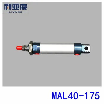 MAL40x175 Aliuminio lydinio mini cilindrų MAL40-175 Pneumatiniai komponentai 40mm pagimdė 175mm storke 2