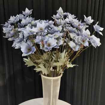 30pcs Dirbtinės Gėlės Narcizai Gėlės Dirbtiniais Narcizai Augalai Susitarimas dėl Buveinės Šalis Vestuvių Office Parduotuvėje Dekoro 1
