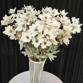 30pcs Dirbtinės Gėlės Narcizai Gėlės Dirbtiniais Narcizai Augalai Susitarimas dėl Buveinės Šalis Vestuvių Office Parduotuvėje Dekoro 3