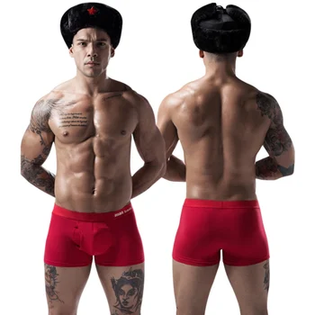 3Pcs Vyrų rudens/Žiemos Medvilnės Boxer Kelnaitės Mid-Rise Palaidi Tinka 3D U-iškilūs Atvira Tarpkojo Breathble Boyshorts Atsitiktinis Kelnės