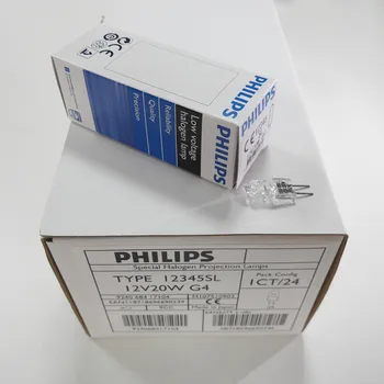 PHILIPS Philips 12345SL 12V20W G4 Biocheminis Analizatorius Spektrofotometru Volframo Halogeninės Lemputės 0