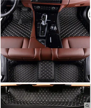 Aukštos kokybės! Custom specialių automobilių grindų kilimėliai Ford Ekspedicija 7 8 sėdimos vietos 2021-2017 vandeniui kilimėliai kilimai Ekspedicija 2020 m.