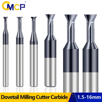 CMCP 45 Laipsnių Frezavimo Cutter Volframo Karbido Suderinta Frezavimo Cutter 1.5-16mm Plieno Apdirbimo Įrankių, Metalo EndMill