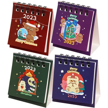 Kalendorius Stalas Kalėdų Wallcalendars Mini Pocket 2023 Standoffice Lentelė Darbalaukio Džiaugtis Šalies Mėnesio Memo Stalo Decorlovely