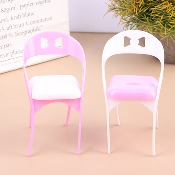 Miniatiūriniai lėlių DIY Baldai, Kėdės Modelis Priedai Modeliavimas Apdailos Mergina Žaislas 1