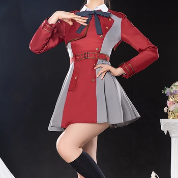 Inoue Takina Nishikigi Chisato Cosplay Kostiumų Anime Lycoris Atatranka Cosplay Suknelė Moterims JK Vienodas Helovinas Kostiumas Užsakymą 4