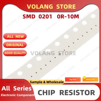 100VNT/DAUG 0201 1% 3.9 K SMD Rezistorius 3.9 KΩ 3K9 ohm F 0,6 mm*0,3 mm Storio Plėvelė Chip Resistors Tikslumo Naujas 1/20w Originalas