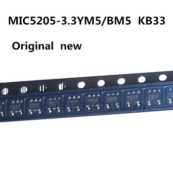 Originalus 40pcs/ MIC5205-3.3YM5/BM5 KB33 SOT23-5 LOD